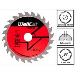 Wellcut - wc - c1903024 tct lame de scie 190 x 2, 4 x 30 mm, 24 dents