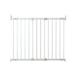 Webaby - barri�re de s�curit� b�b� en acier blanc 108 x 4 x 75 cm nono