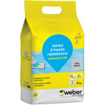 Weber saint gobain - joint de carrelage adapt piscine , haute rsistance, gris perle, weberjoint hr ...