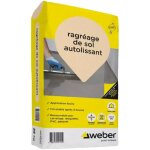 Weber saint gobain - ragr�age de sol autolissant int�rieur 25 kg - mortier sp�cial supports int�rieurs ...