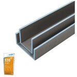 Wedi - coffre d'habillage mensolo u 260 x 30 x 15 cm + colle 320