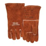 Gant de soudeur taille l (9) marron cro�te de cuir en 388, en 12477 cat�gorie epi ii