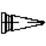 Lt - 1 panne de fer � souder forme ronde taille de la panne 0. 25 mm contenu 1 pc(s) - weller