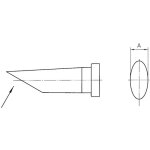 Weller lt - bb panne de fer  souder forme ronde, bideaute taille de la panne 2. 4 mm contenu 1 pc(s) ...