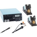 Station de soudage / dessoudage weller wr 2002 numrique 250 w, 300 w 50 - 550 c avec support, avec ...