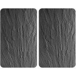 2 couvres plaque xl universelle ardoise - l. 52 x l. 40 cm