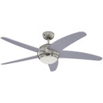 Westinghouse - ventilateur de plafond bendan argent avec clairage