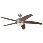 Westinghouse - ventilateur de plafond bendan tain avec clairage