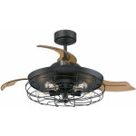 Westinghouse - ventilateur de plafond dunlin 105 cm avec led