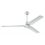 Westinghouse - ventilateur de plafond industrial argent 142 cm