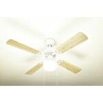 Westinghouse - ventilateur de plafond vegas blanc avec éclairage Westinghouse - ventilateur de plafond vegas blanc avec éclairage