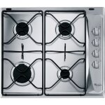 Whirlpool - akm 268 / ix plaque de cuisson  gaz encastrable plaques de cuisson en acier inoxydable - ...