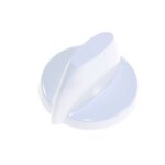 Bouton manette gaz blanc pour table de cuisson whirlpool