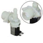 Whirlpool - electrovanne 1 voie 90� dim 12mm (481228128393, as0012842) lave - vaisselle 2i marchi, aeg, ...