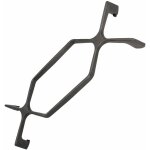 Grille double support casserole d'origine 430x133x45 mm (481010651896) four, cuisinire whirlpool