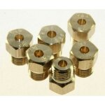 Sachet injecteur, gicleur gaz naturel d'origine (481231038975) plaque de cuisson bauknecht, kitchenaid ...