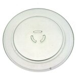 Plateau en verre d'origine 325x17 mm (481941879728, c00629087) four micro - ondes ariston hotpoint, bauknecht, ...