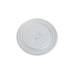 Plateau en verre d'origine 325x17 mm (481941879728, c00629087) four micro - ondes ariston hotpoint, bauknecht, ...