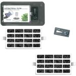 Lot de 2 filtres anti - bact�riens ant001 pour r�frig�rateur whirlpool