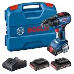 Bosch - perceuse  percussion sans fil gsr 18v - 50 18 v 3x2 0 ah accu.