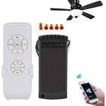 Wifi kit de t�l�commande pour ventilateur de plafond sans fil avec 4 minuteries et 3 vitesses 220v 230v ...
