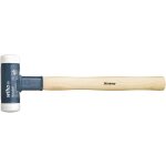 Wiha - massette sans rebond avec embouts tr�s durs avec manche en hickory, embout de massette rond 40, ...