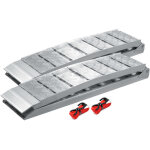 Wiltec lot de 2x rampe de chargement pliable 2280 x 280 mm ? capacité de charge max. 1360 kg ? profil ... Wiltec lot de 2x rampe de chargement pliable 2280 x 280 mm ? capacité de charge max. 1360 kg ? profil ...