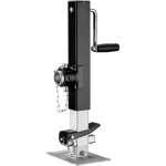 Wiltec ? b�quille de remorque 900 kg ? acier q235 ? manivelle lat�rale ? boulon de blocage ? plaque de ...