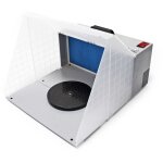 Wiltec - cabine d'aspiration pour arographie airbrush 230 v ? silencieuse 52 db ? dbit 3 m / mn ? ...