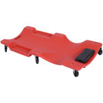 Wiltec - chariot de visite mcanicien 101, 5 x 47, 5 x 11, 6 cm rouge 180 kg appui - tte et range - ...