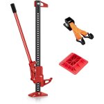 Wiltec cric agricole ? kit compact pour quad / remorque, cric jusqu'� 3000 kg avec cale et adaptateur ...