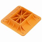 Wiltec - embase tout - terrain pour cric hi - lift ? taille plaque int�rieure 200 x 124 x 61 mm ? dimensions ...
