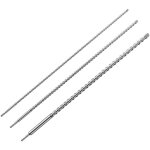 Jeu 3 forets  bton perforateur 1000mm support sds profondeur 870mm mche 12 / 16 / 24mm mur pierre ...
