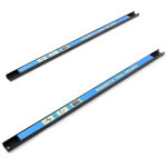 Kit de 2 barres porte - outils ? longueur 61 cm et capacit 13 kg par barre ? barres magntiques en acier ...