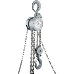 Wiltec - palan � cha�ne aluminium charge jusqu'� 5 tonnes treuil manuel hauteur de levage 3 m g100 palan ...