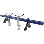 Wiltec - pont moteur boite � vitesse 500 kg max. bleu ? barre traverse garde - boue ? support moteur ...