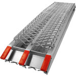 Wiltec - rampe de chargement pliable 2260 x 305 mm ? capacit de charge max. 340 kg ? en aluminium ? ...