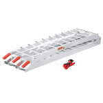Wiltec - rampe de chargement pliable 2260 x 305 mm ? capacité de charge max. 340 kg ? en aluminium ? ... Wiltec - rampe de chargement pliable 2260 x 305 mm ? capacité de charge max. 340 kg ? en aluminium ? ...