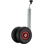 Wiltec ? roue jockey double 290 x 230 x 860 mm ? hauteur ajustable 66 - 86 cm ? capacit� max 200 kg ? ...