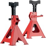 Wiltec ? set de 2 chandelles de levage 3 tonnes ? hauteur r�glable 290 - 425 mm ? s�curit� double verrouillage ...