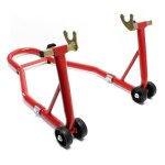Wiltec bloque roue de moto pour pneu arrière ? capacité 450 kg ? en acier ? pour Ø 200 - 340 mm ? largeur ... Wiltec bloque roue de moto pour pneu arrière ? capacité 450 kg ? en acier ? pour Ø 200 - 340 mm ? largeur ...