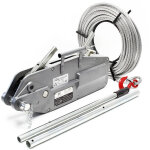 Treuil  cble - charge max. 3200 kg - longueur 20 m /  16 mm - avec goupille de scurit et crochet ...