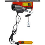 Wiltec treuil lectrique - 480 w - traction jusqu? 200 kg - hauteur de levage max. 12 m - cabestan  ...