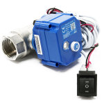 Wiltec - vanne à bille pour eaux usées camping - cars caravanes 12 v dc ?25mm & déverrouillage d'urgence ... Wiltec - vanne à bille pour eaux usées camping - cars caravanes 12 v dc ?25mm & déverrouillage d'urgence ...