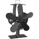 Wiltec - ventilateur de pole  bois ? 5 pales ? 1100 tr / min ? 60 - 350 c ? autoalimentation thermique ...