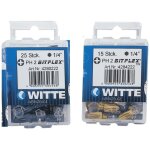 Witte 4284229 - pack de 5embouts de tournevis ph 2x 25mm bitflex tin, en bo�te