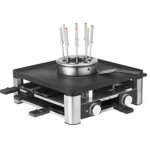 Wmf - lumero - grill gourmet 3 en 1, 3 fonctions raclette, fondue, grill eclairage led, gourmet, jusqu' ...