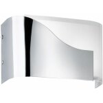 Applique murale moderne en verre, lampe de couloir chrome, partiellement dpolie, 2x douilles g9, hxlxp ...
