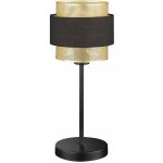 Lampe  poser noir or mtal lampe de table chambre lampe de chevet noir or, fer acier, douille e27, dxh ...