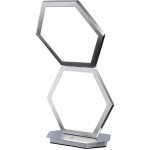 Lampe de table design lampe led chambre lampe de chevet gradateur tactile, mtal argent, 1x led 10w ...